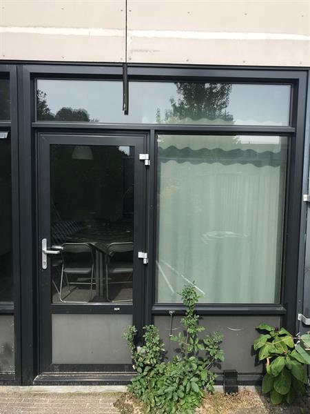 Grote foto aluminium raamkozijn met deur 220 b x 250 h doe het zelf en verbouw kozijnen en schuifpuien