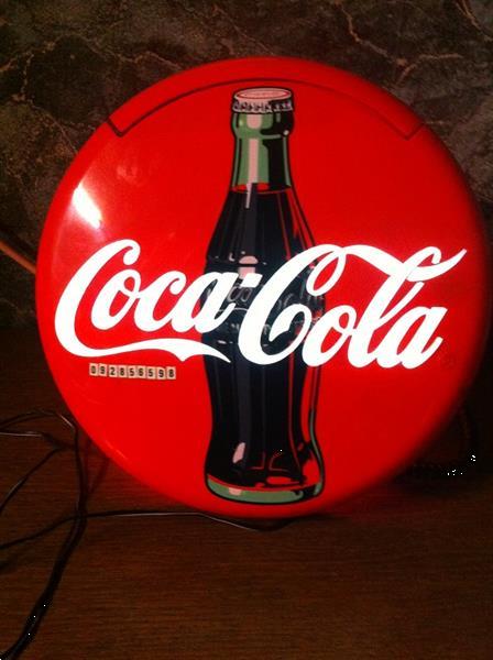 Grote foto coca cola telefoon met verlichting.125 euro. verzamelen brouwerij artikelen