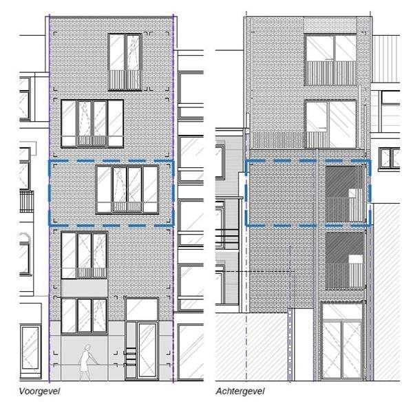 Grote foto merksem nieuwbouwproject appartement 2.1 huizen en kamers appartementen en flats