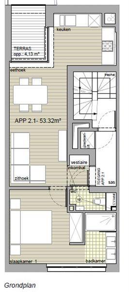 Grote foto merksem nieuwbouwproject appartement 2.1 huizen en kamers appartementen en flats