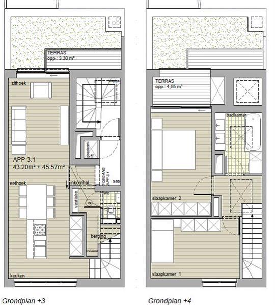 Grote foto merksem nieuwbouwproject app. 3.1 duplex huizen en kamers appartementen en flats