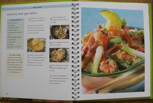 Grote foto receptenboek snel en gemakkelijk. boeken kookboeken