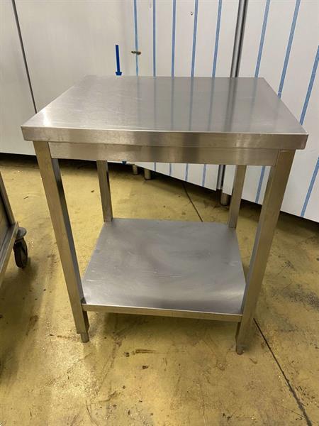 Grote foto rvs werktafel tafel 60 x 70 cm horeca diversen overige diversen