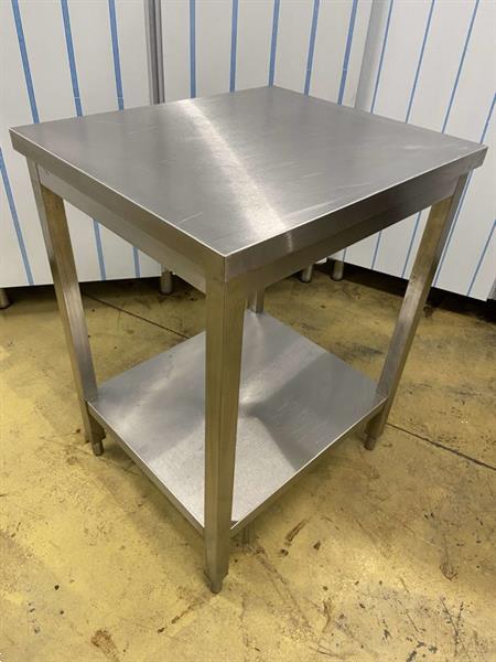 Grote foto rvs werktafel tafel 60 x 70 cm horeca diversen overige diversen