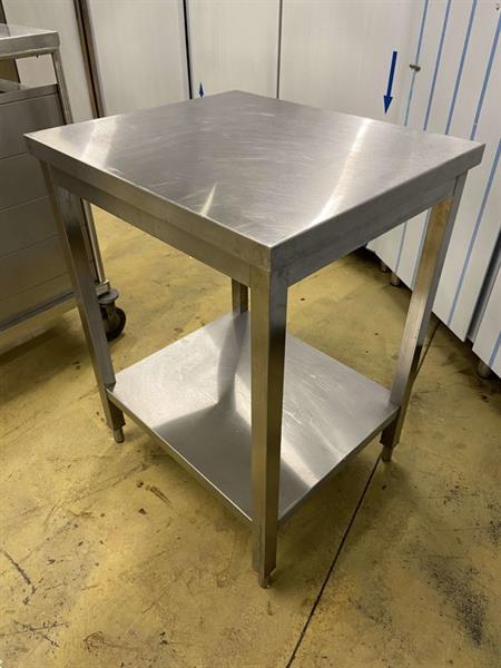 Grote foto rvs werktafel tafel 60 x 70 cm horeca diversen overige diversen