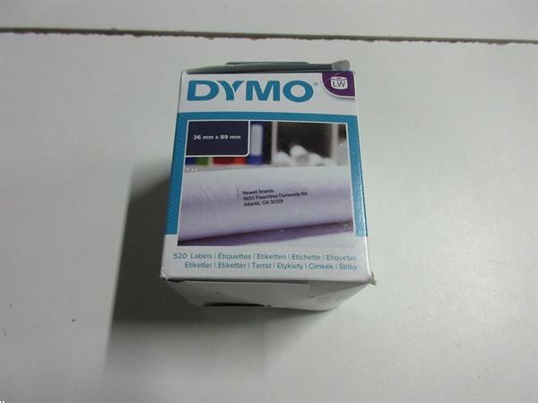 Grote foto dymo etiket 99012 labelwriter 36x89mm 520stuks 20al zakelijke goederen kantoorartikelen