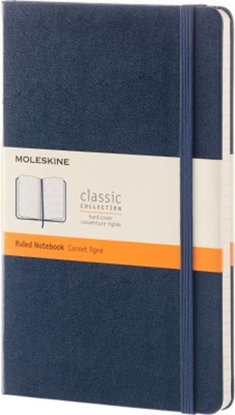 Grote foto moleskine classic notitieboek hard cover large donkerbla zakelijke goederen kantoorartikelen