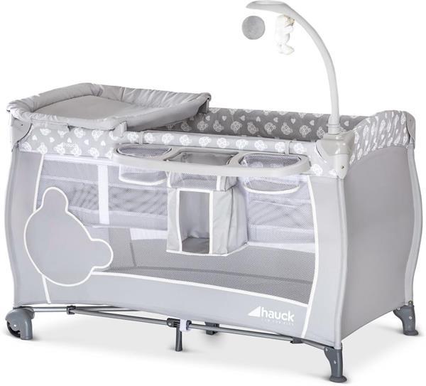 Grote foto hauck babycenter campingbedje teddy grey 20al 37 caravans en kamperen caravan accessoires