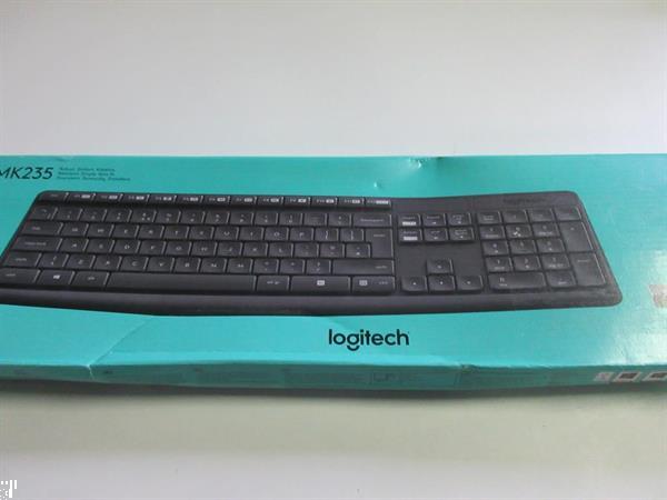 Grote foto logitech mk235 draadloos toetsenbord en muis azerty 20a computers en software overige computers en software