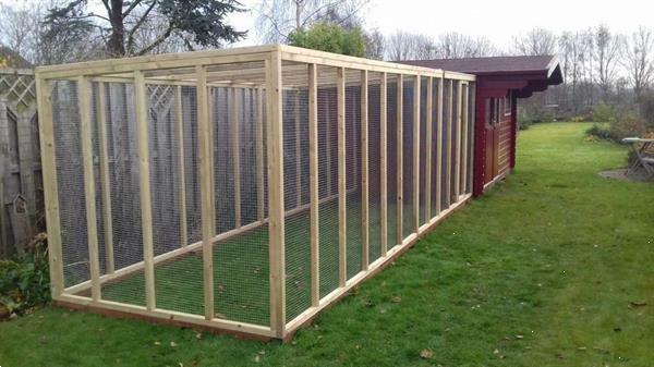 Grote foto voliere hout vogelhok met sluis volieres te koop dieren en toebehoren hokken en kooien