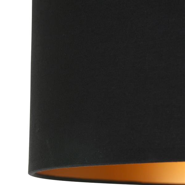 Grote foto stijlvolle vloerlamp linstr m in zwart goud huis en inrichting vloerlampen