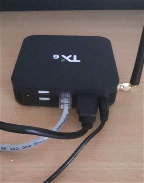 Grote foto 4k smart box met wifi antenne audio tv en foto mediaspelers