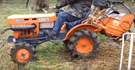 Grote foto minitractor klepelmaaier hakselaar kubota iseki agrarisch tractoren