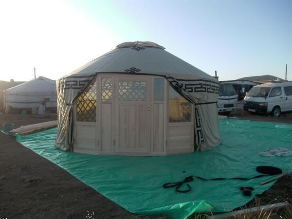 Grote foto tweedehands 5 meter diameter luxe mongoolse yurts caravans en kamperen tenten