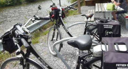 Grote foto twee electrische fietsen e move fietsen en brommers damesfietsen