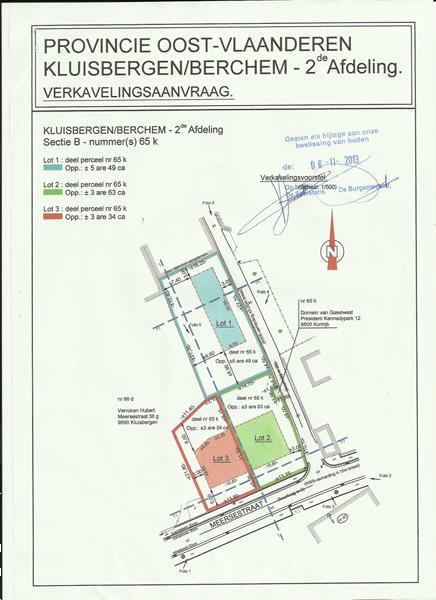 Grote foto bouwgrond te kluisbergen huizen en kamers grondkavels