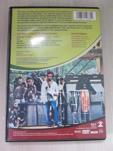 Grote foto dvd jimi hendrix live at woodstock cd en dvd muziek en concerten