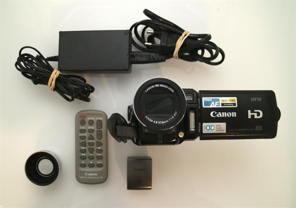 Grote foto canon hf10 full hd video camera audio tv en foto videocamera digitaal