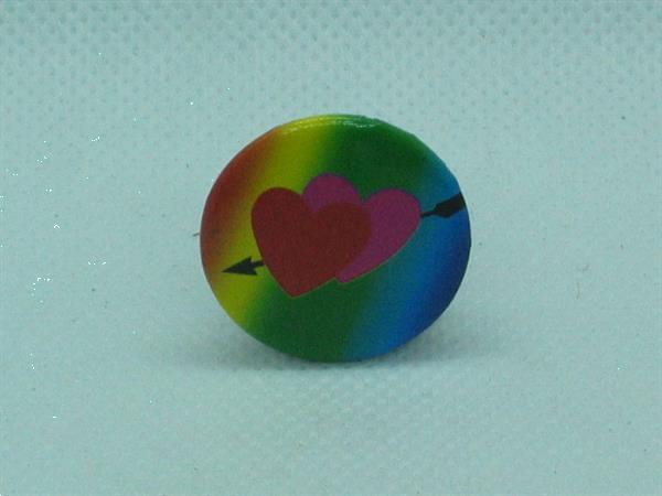 Grote foto button hart hart dart verzamelen speldjes pins en buttons