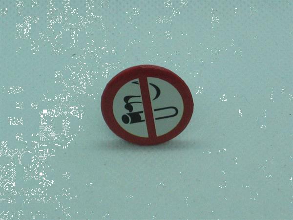 Grote foto button verboden te roken verzamelen speldjes pins en buttons