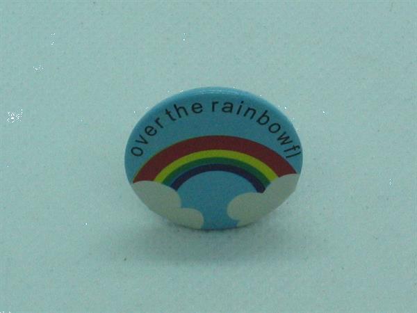 Grote foto button over the rainbow verzamelen speldjes pins en buttons