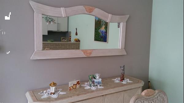 Grote foto rotan dressoir spiegel huis en inrichting dressoirs