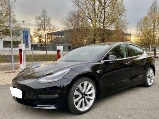 Grote foto tesla model 3 electric car 2019 auto tesla