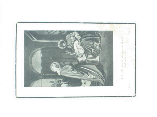 Grote foto bidprentje gerard zonnestad 1944 verzamelen bidprentjes en rouwkaarten