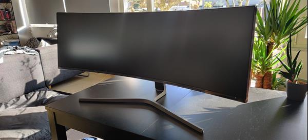 Grote foto curved qled gaming monitor 49 inch lc49hg90dmu computers en software monitoren