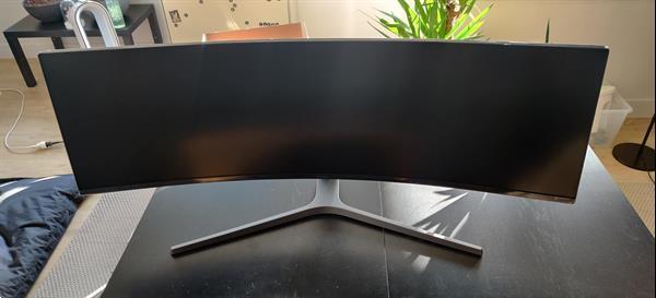 Grote foto curved qled gaming monitor 49 inch lc49hg90dmu computers en software monitoren