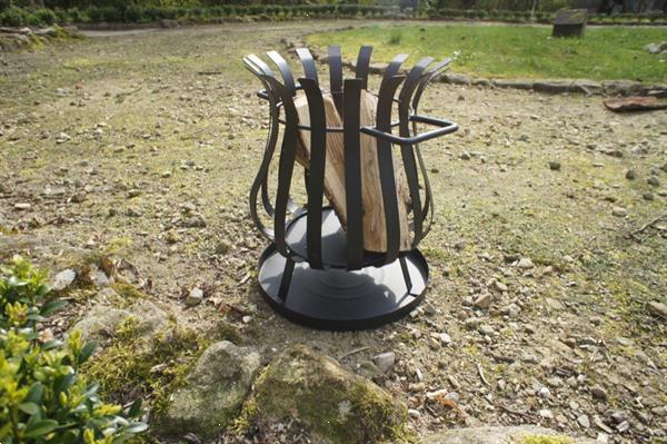 Vuurkorf Ajouré rond Zwart - Outdoor Accessoires