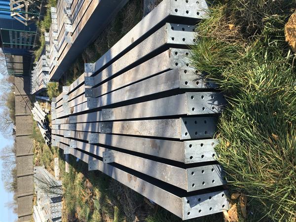 Grote foto gedemonteerde stalen constructie loods te koop doe het zelf en verbouw loodsen