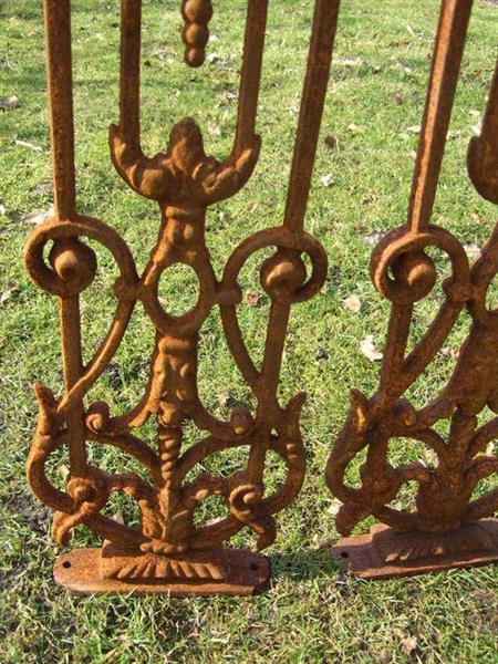 Grote foto balustrades antiek rooster voor balkon trap trapstijl tr tuin en terras tuinmeubelen