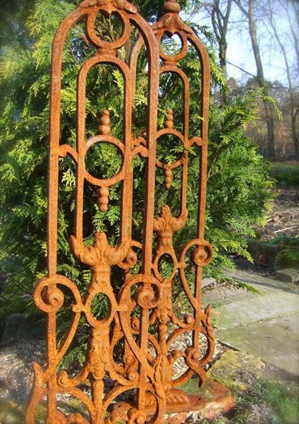 Grote foto balustrades antiek rooster voor balkon trap trapstijl tr tuin en terras tuinmeubelen