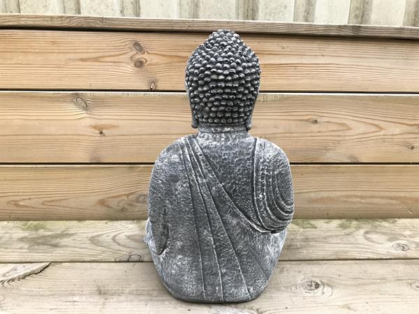 Grote foto boeddha mediterend dreamlike stenen figuur tuindecoratie huis en inrichting woningdecoratie