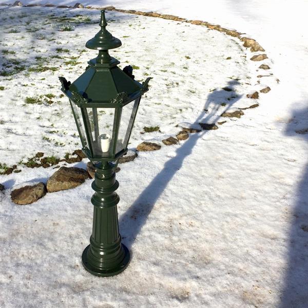 Grote foto buitenlamp opritlamp parklamp vintage lamp tuin medite tuin en terras verlichting
