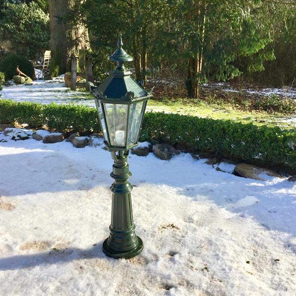 Grote foto buitenlamp opritlamp parklamp vintage lamp tuin medite tuin en terras verlichting