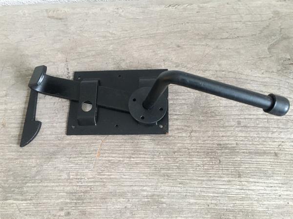 Grote foto deursluiter slot met klink valslot en deurvergrendeling vo tuin en terras overige tuin en terras