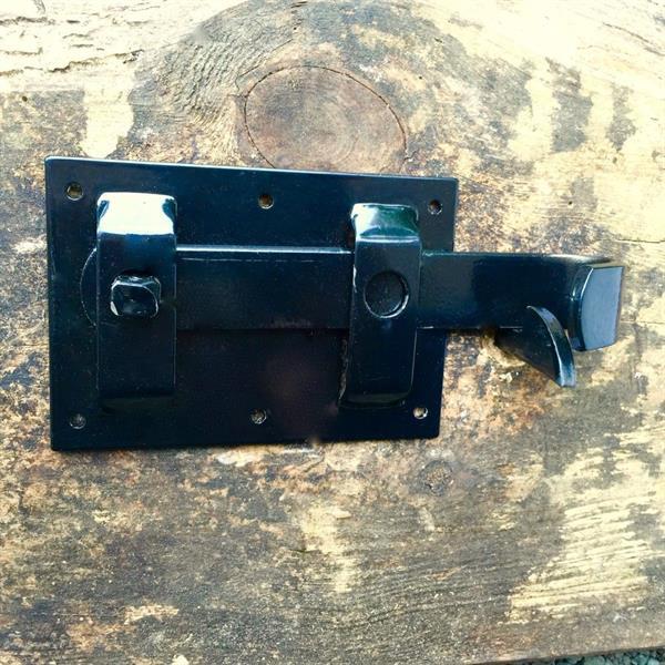 Grote foto deursluiter slot met klink valslot en deurvergrendeling vo tuin en terras overige tuin en terras