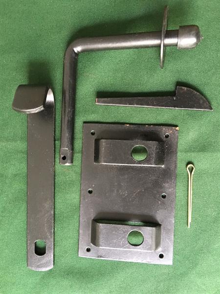 Grote foto deursluiter slot met klink valslot en deurvergrendeling vo tuin en terras overige tuin en terras