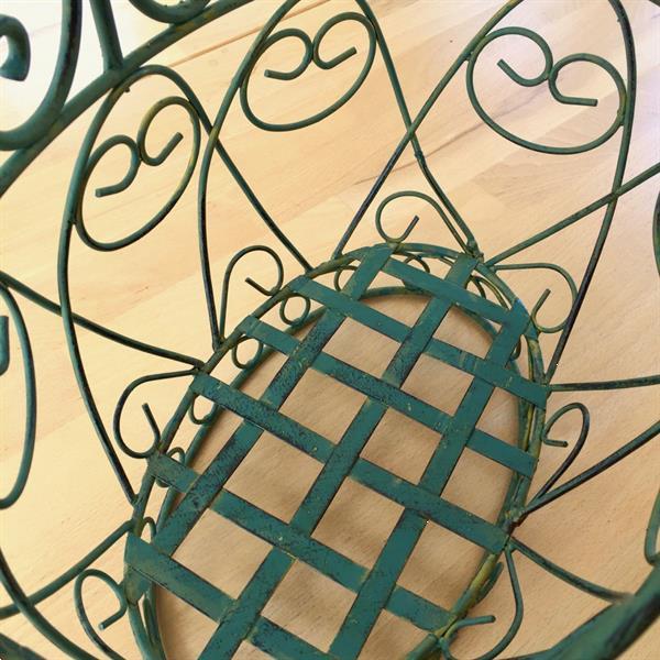 Grote foto flower basket metal basket fruitmand garden decoration bas tuin en terras tuindecoratie
