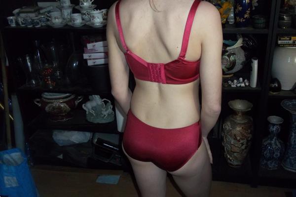 Grote foto intimo setjes rood glad met broekje kleding dames ondergoed en lingerie