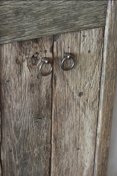 Grote foto landelijk oud eikenhouten toiletmeubel fontein wit doe het zelf en verbouw sanitair