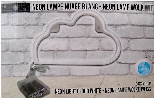 Grote foto neon style lamp wolk wit alleen deze week 10 extra kort verzamelen overige verzamelingen