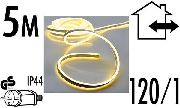 Grote foto lichtslang 5 meter 600 smd led warm wit alleen deze wee tuin en terras verlichting