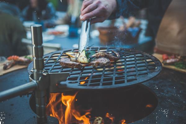 Grote foto grillring fiq m corten tuin en terras buitenkeukens
