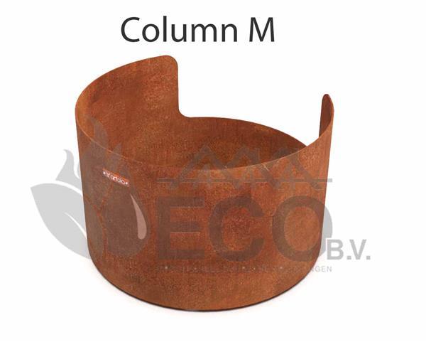 Grote foto grillring fiq m corten tuin en terras buitenkeukens