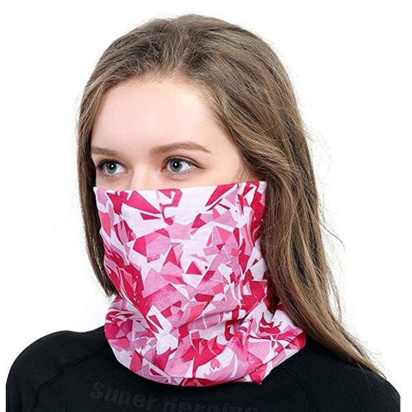 Grote foto trendy mondmaskers bandana set a 5 stuks kleding dames mutsen sjaals en handschoenen