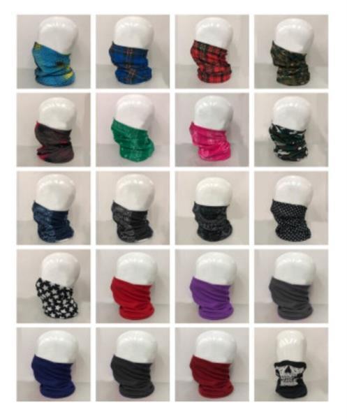 Grote foto trendy mondmaskers bandana set a 5 stuks kleding dames mutsen sjaals en handschoenen