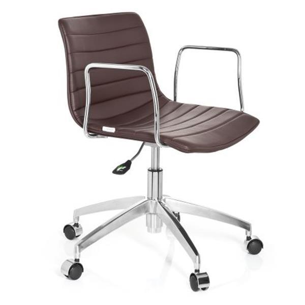 Grote foto levi thuisgebruik bureaustoel bruin huis en inrichting stoelen